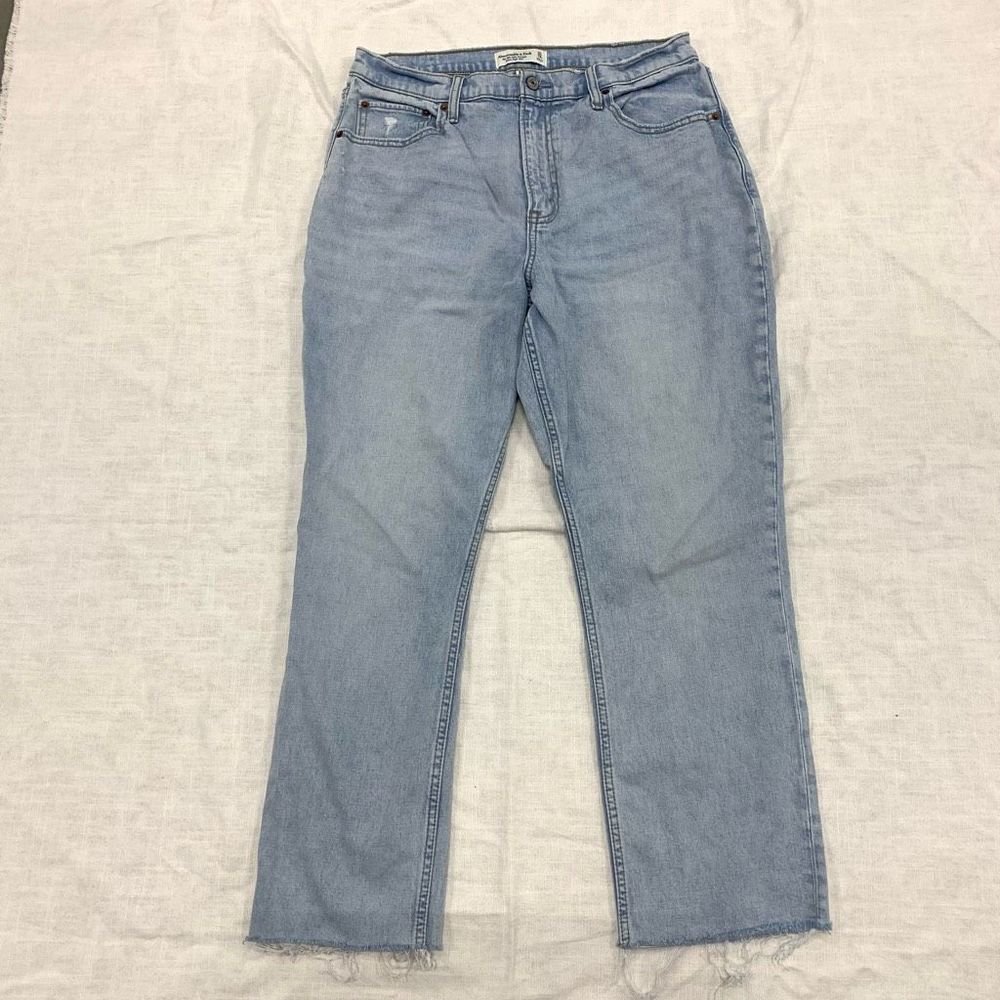 Abercrombie & Fitch Light Blue Straight Leg Jeans